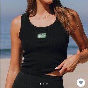 Daily Drills Ribbed Logo Tank